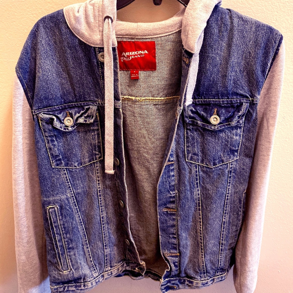 Jean and Hoodie Jacket